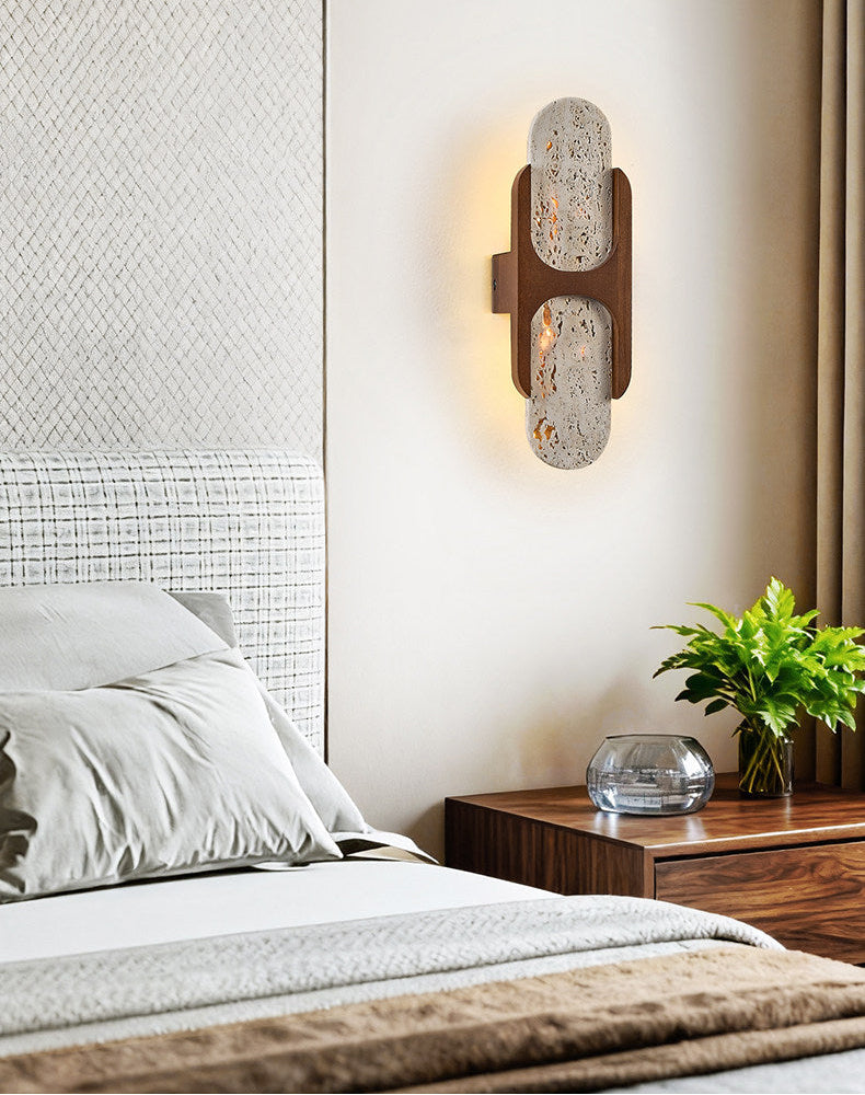 Isla Travertine Wall Light