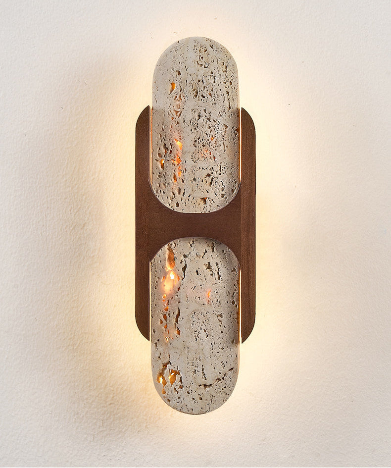 Isla Travertine Wall Light