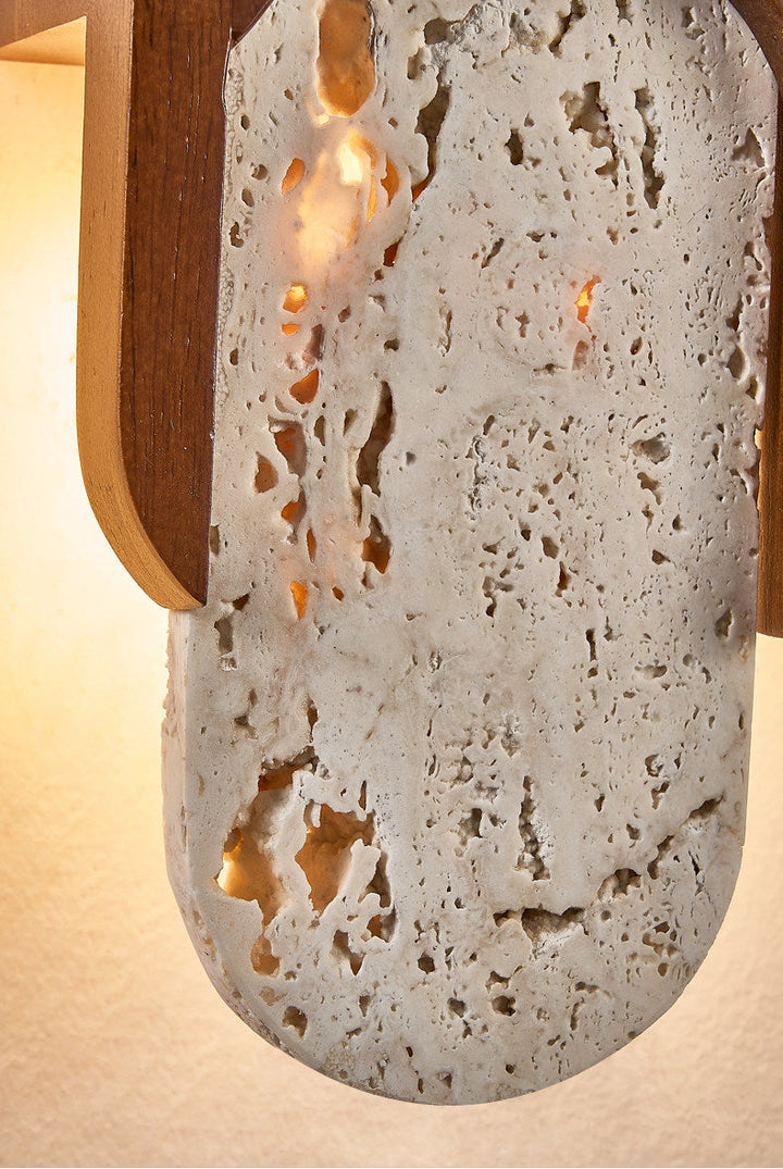 Isla Travertine Wall Light