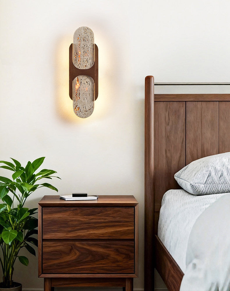 Isla Travertine Wall Light