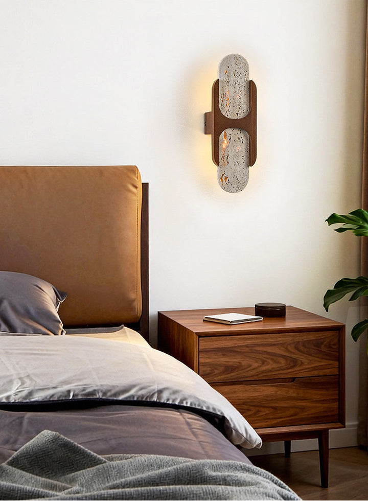 Isla Travertine Wall Light