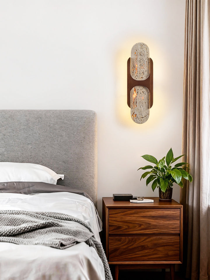 Isla Travertine Wall Light