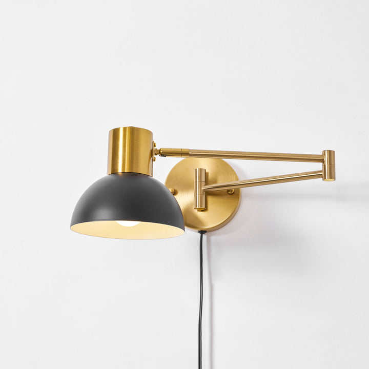 Adjustable Arm Plug In Wall Lamp - Vakkerlight
