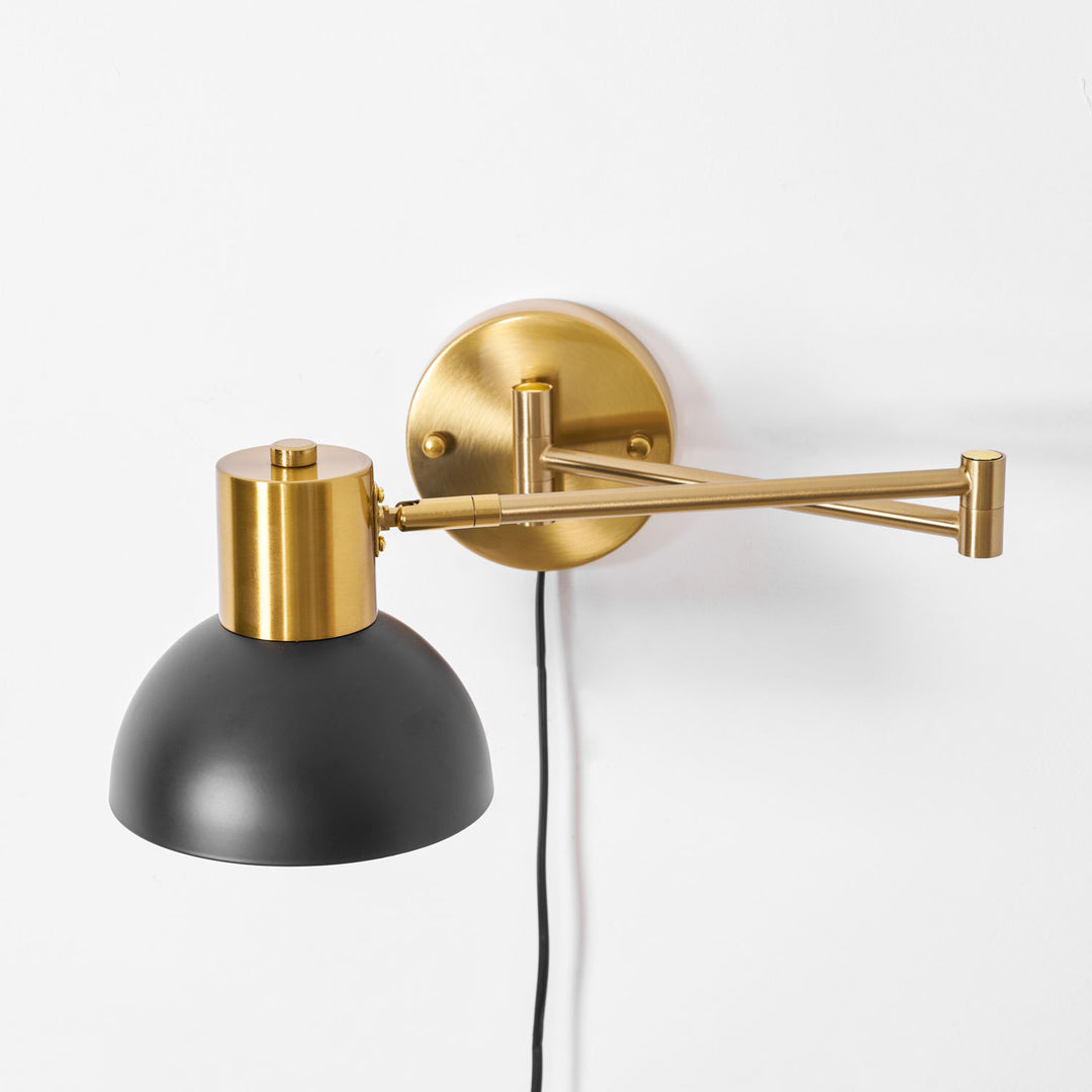 Adjustable Arm Plug In Wall Lamp - Vakkerlight
