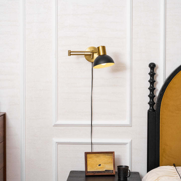 Adjustable Arm Plug In Wall Lamp - Vakkerlight
