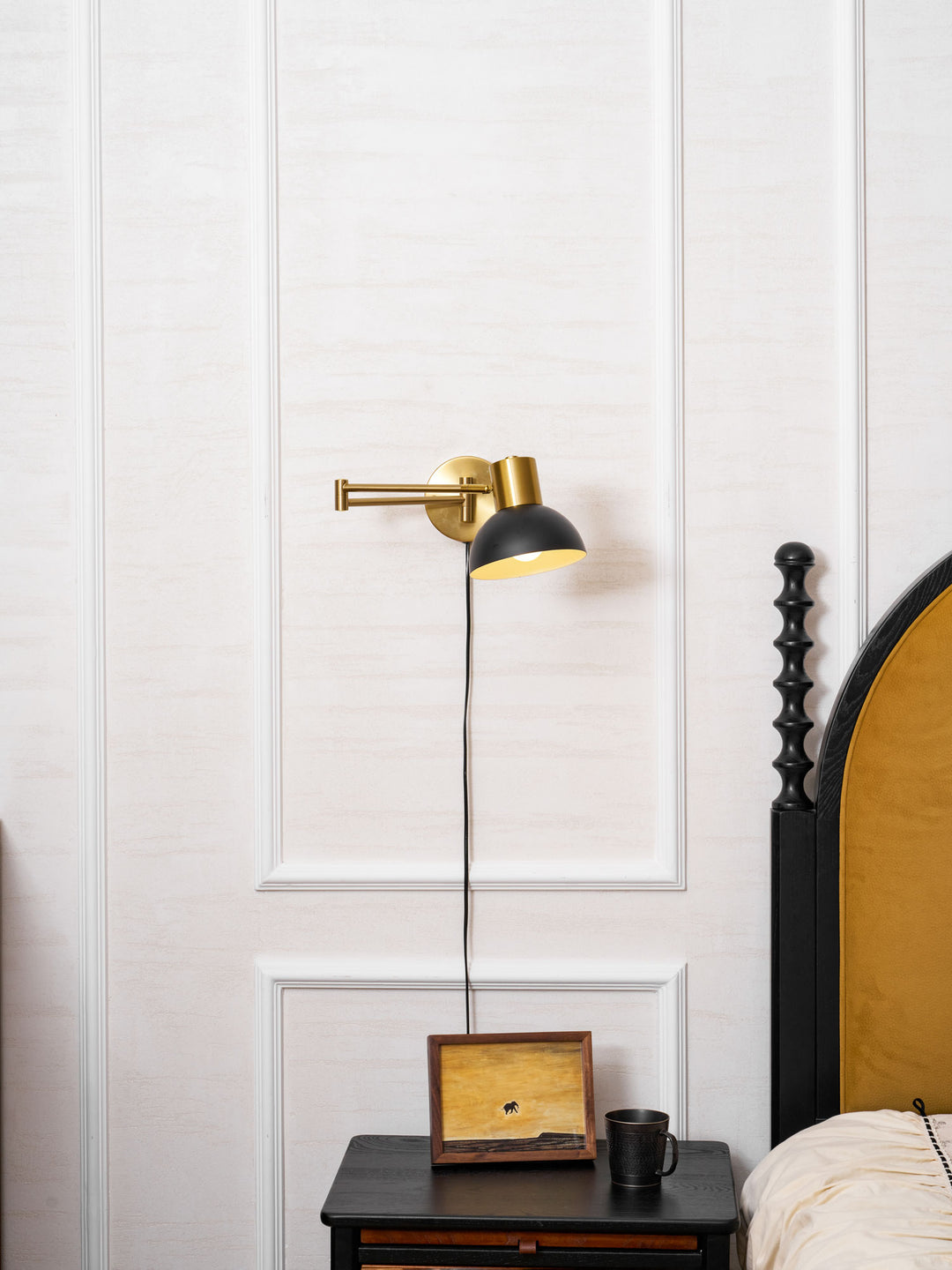 Adjustable Arm Plug In Wall Lamp - Vakkerlight