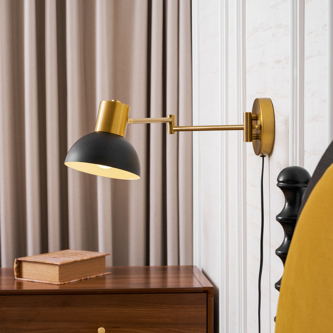 Adjustable Arm Plug In Wall Lamp - Vakkerlight