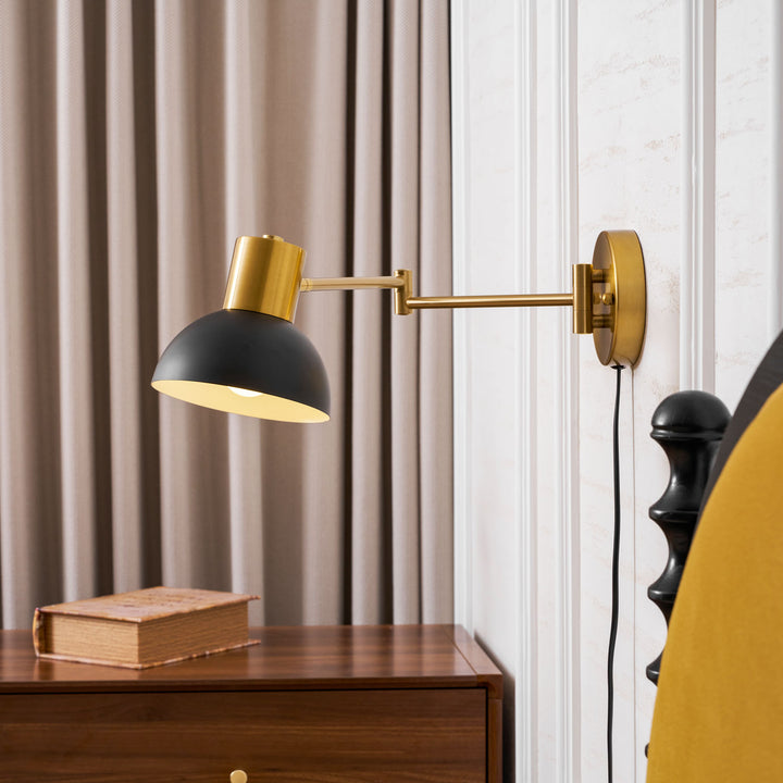 Adjustable Arm Plug In Wall Lamp - Vakkerlight