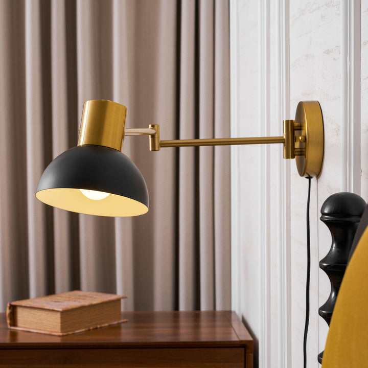 Adjustable Arm Plug In Wall Lamp - Vakkerlight