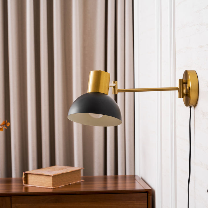 Adjustable Arm Plug In Wall Lamp - Vakkerlight