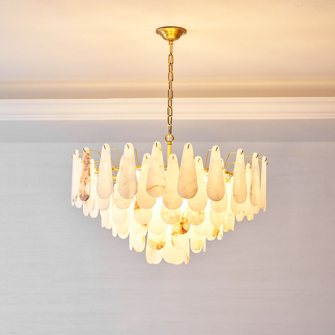 Leon Alabaster Chandelier