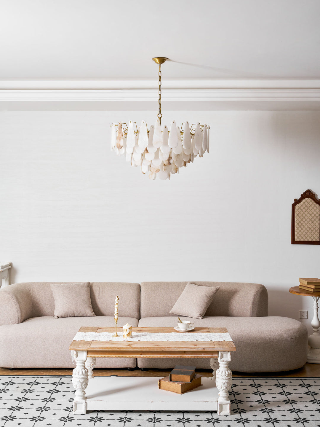 Leon Alabaster Chandelier
