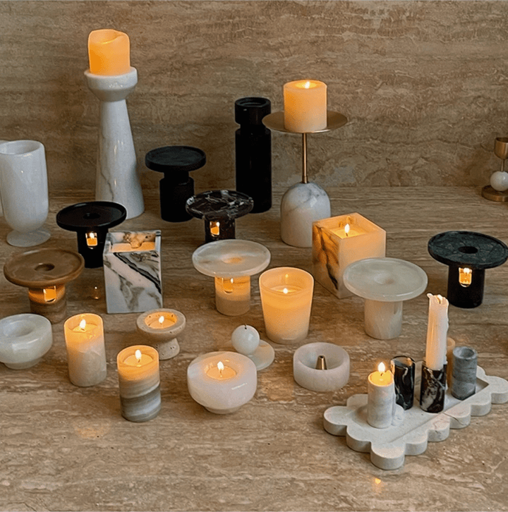Jade Candle Holder - Vakkerlight