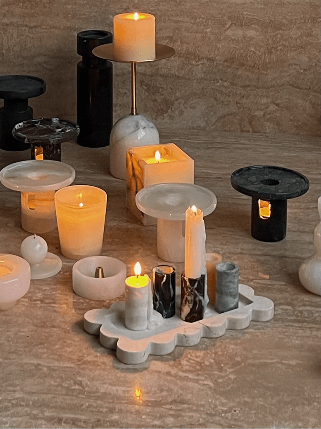 Jade Candle Holder - Vakkerlight