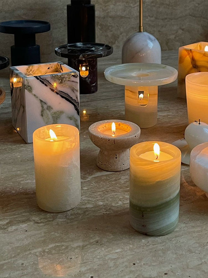 Jade Candle Holder - Vakkerlight