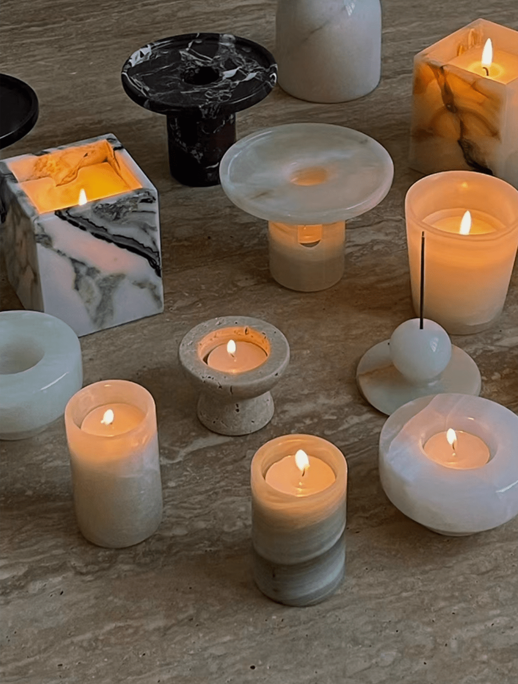 Jade Candle Holder - Vakkerlight