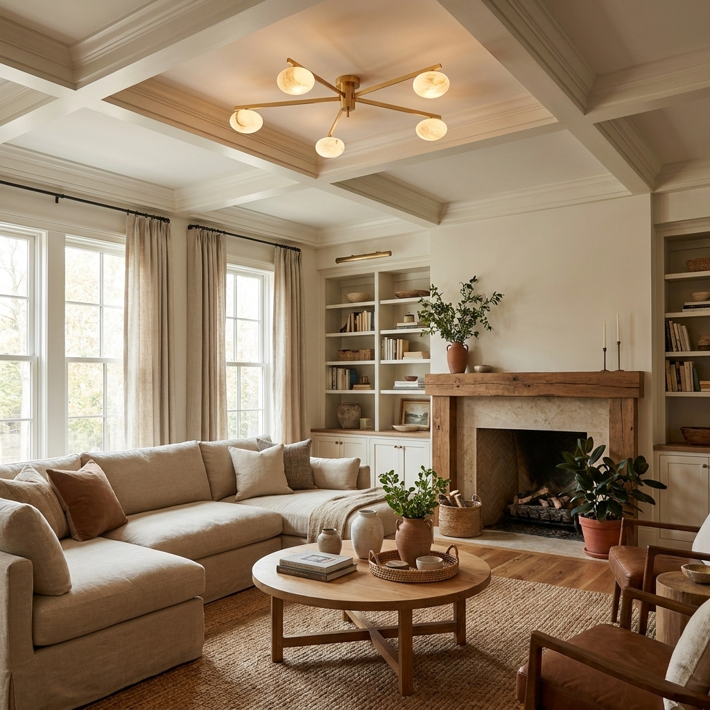 Jasper Alabaster Ceiling Lamp