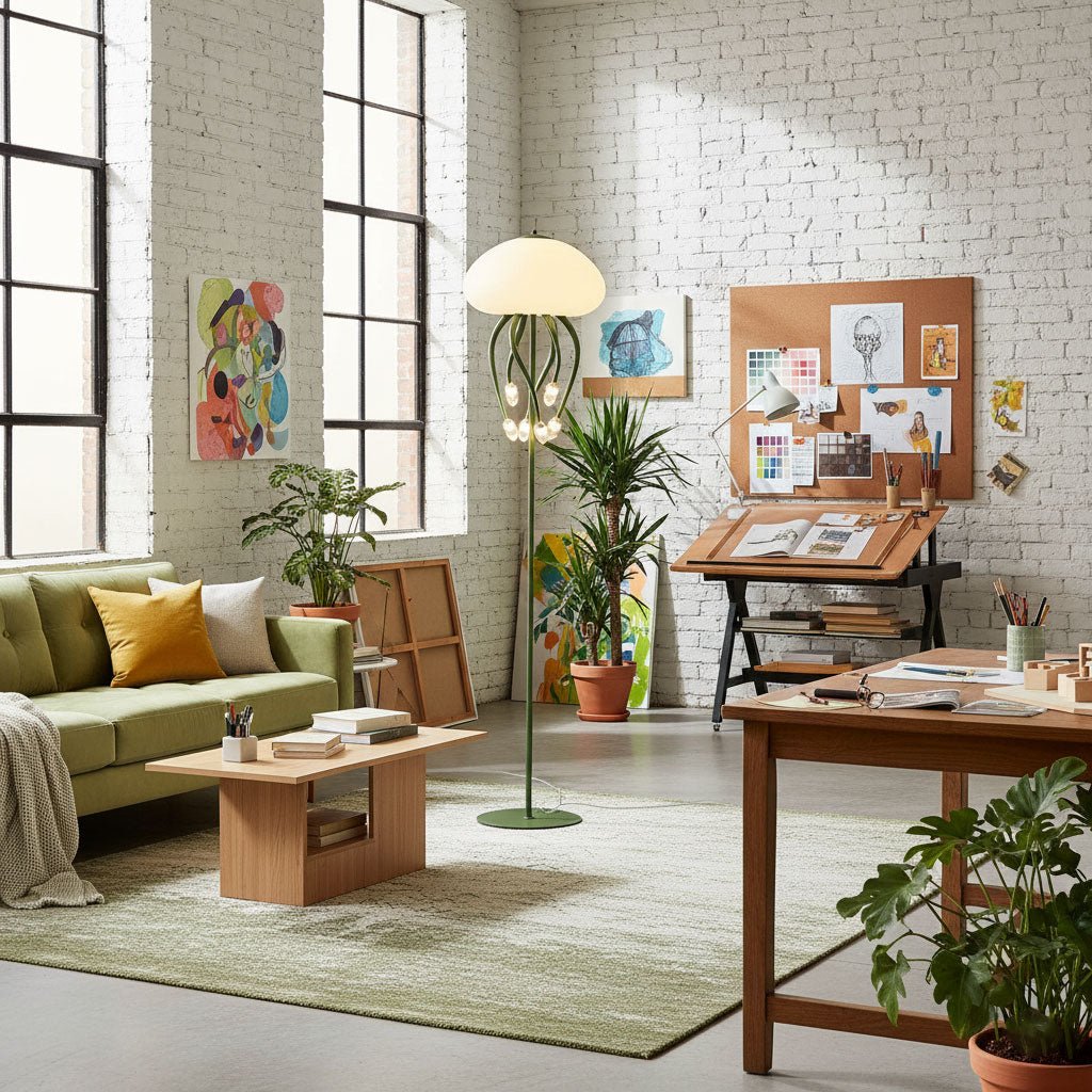 Jellyfish Floor Lamp - Vakkerlight