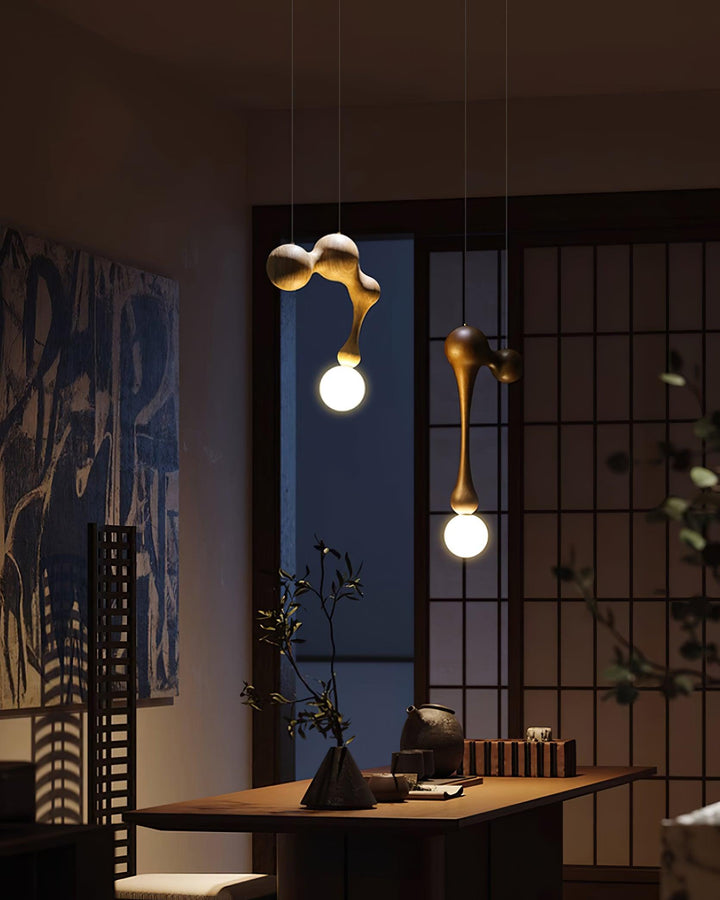 Jenna Wooden Pendant Lamp - Vakkerlight