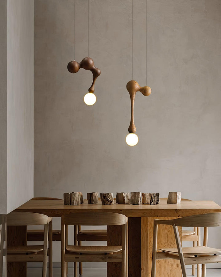 Jenna Wooden Pendant Lamp - Vakkerlight