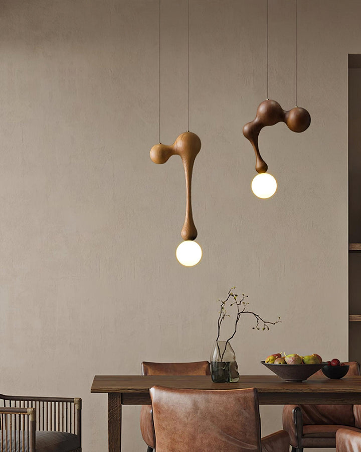 Jenna Wooden Pendant Lamp - Vakkerlight