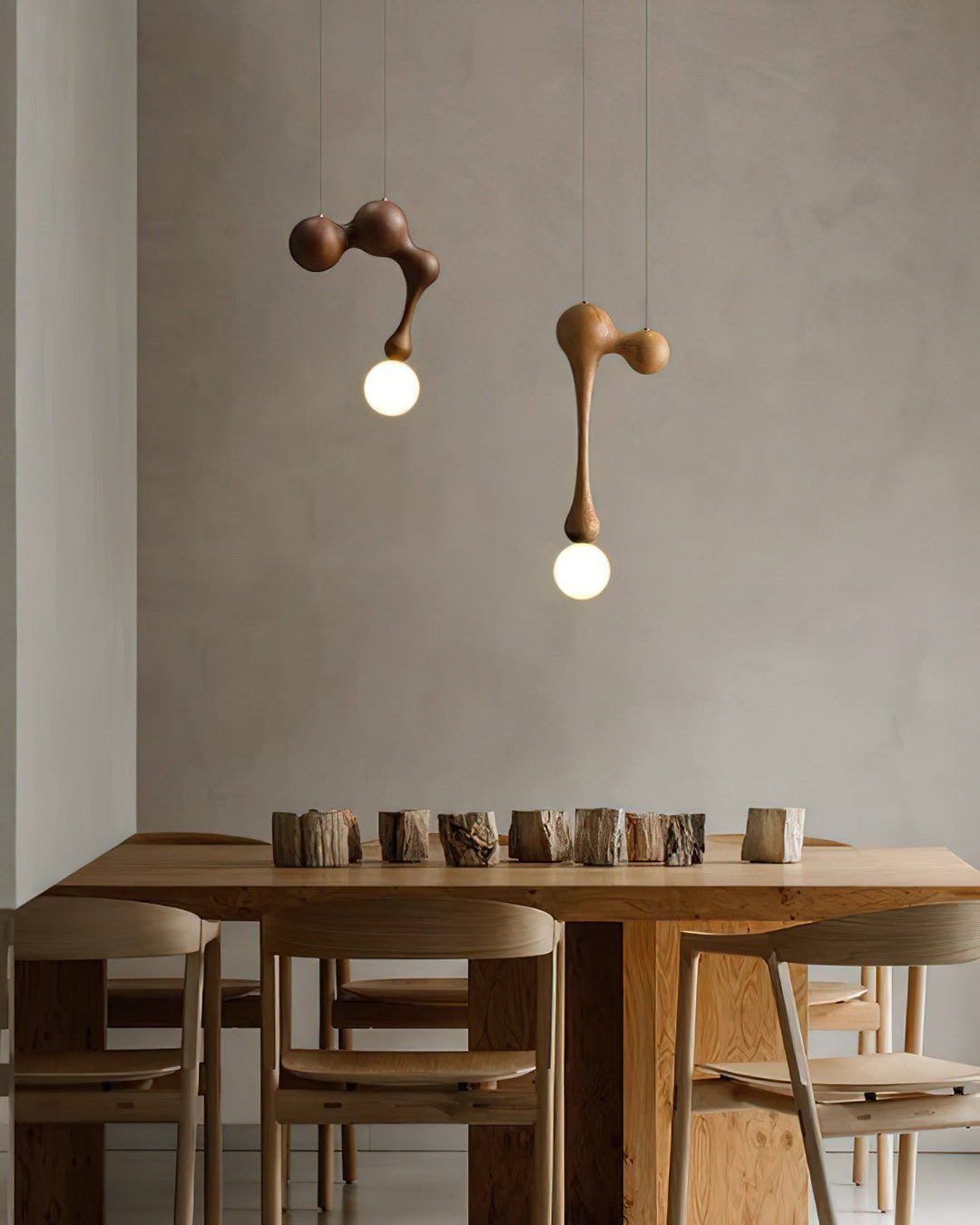 Jenna Wooden Pendant Lamp - Vakkerlight