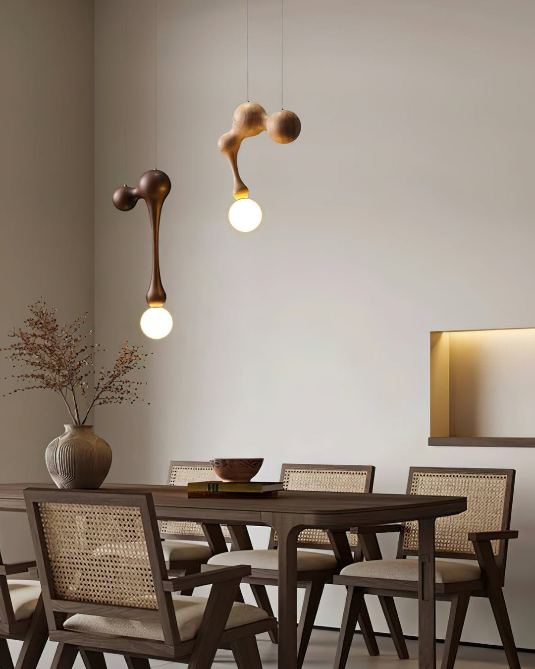 Jenna Wooden Pendant Lamp - Vakkerlight