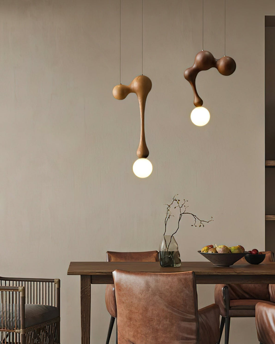 Jenna Wooden Pendant Lamp - Vakkerlight