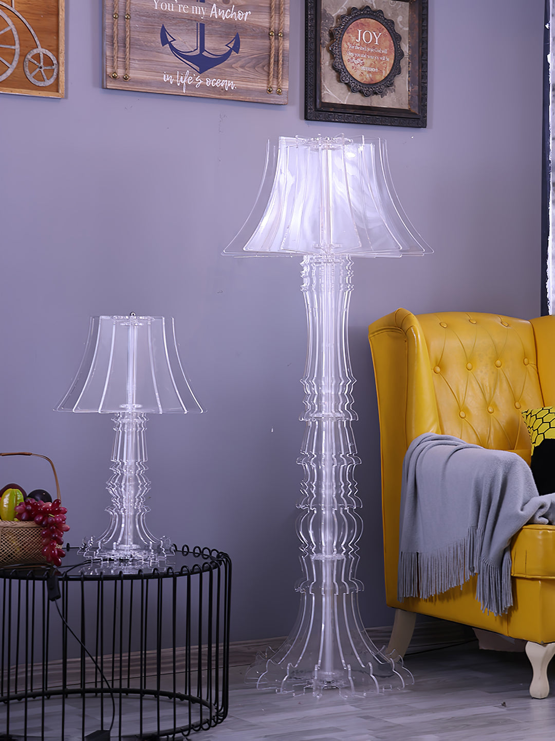 Josephine Table & Floor Lamp