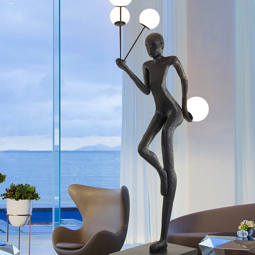 Juggling Sculptor Floor Lamp - Vakkerlight