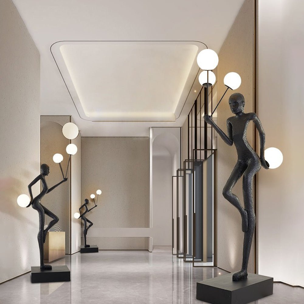 Juggling Sculptor Floor Lamp - Vakkerlight