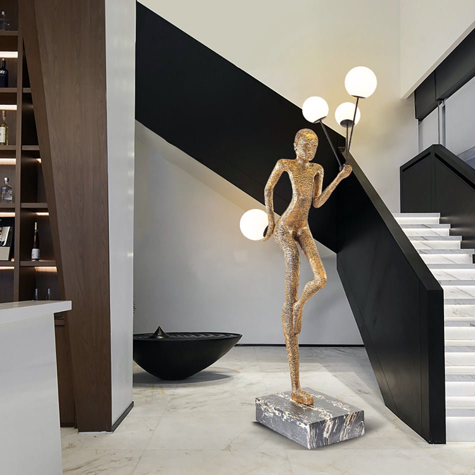 Juggling Sculptor Floor Lamp - Vakkerlight