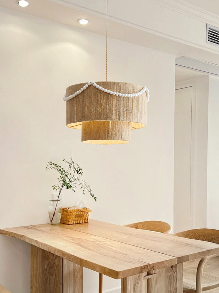 Juniper Tiered Rope Pendant Lamp