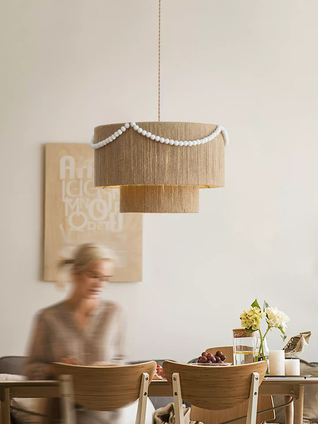 Juniper Tiered Rope Pendant Lamp
