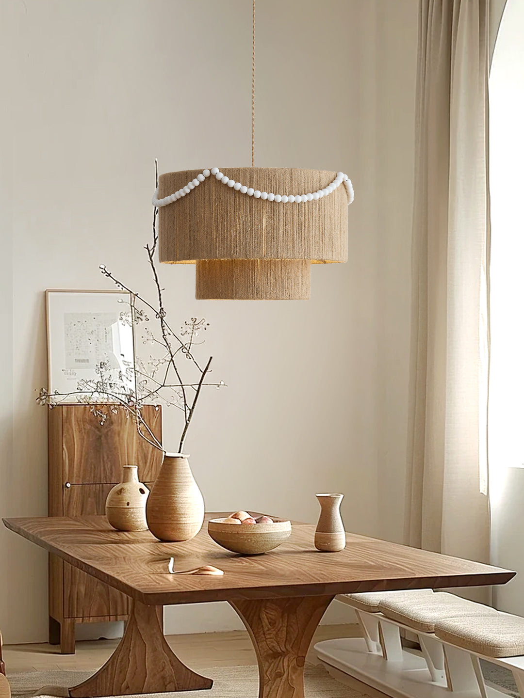 Juniper Tiered Rope Pendant Lamp