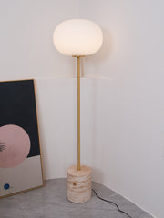 Lumina Pillar Orb-vloerlamp
