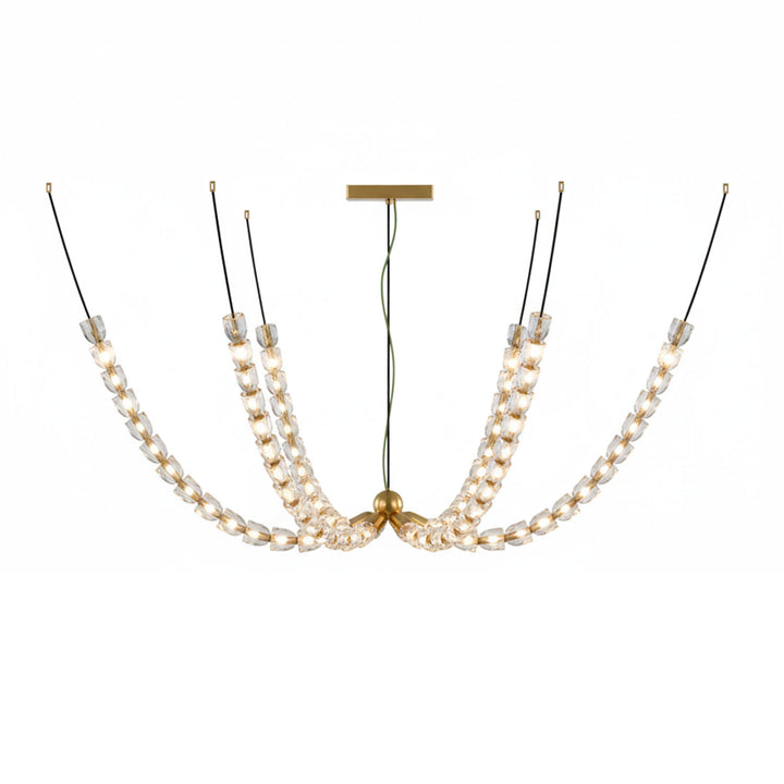 Gabriel Gold Chandelier - Vakkerlight