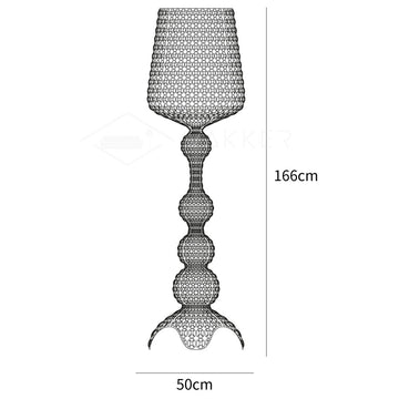 Lampada da Terra Kabuki — Dimension drawings 1