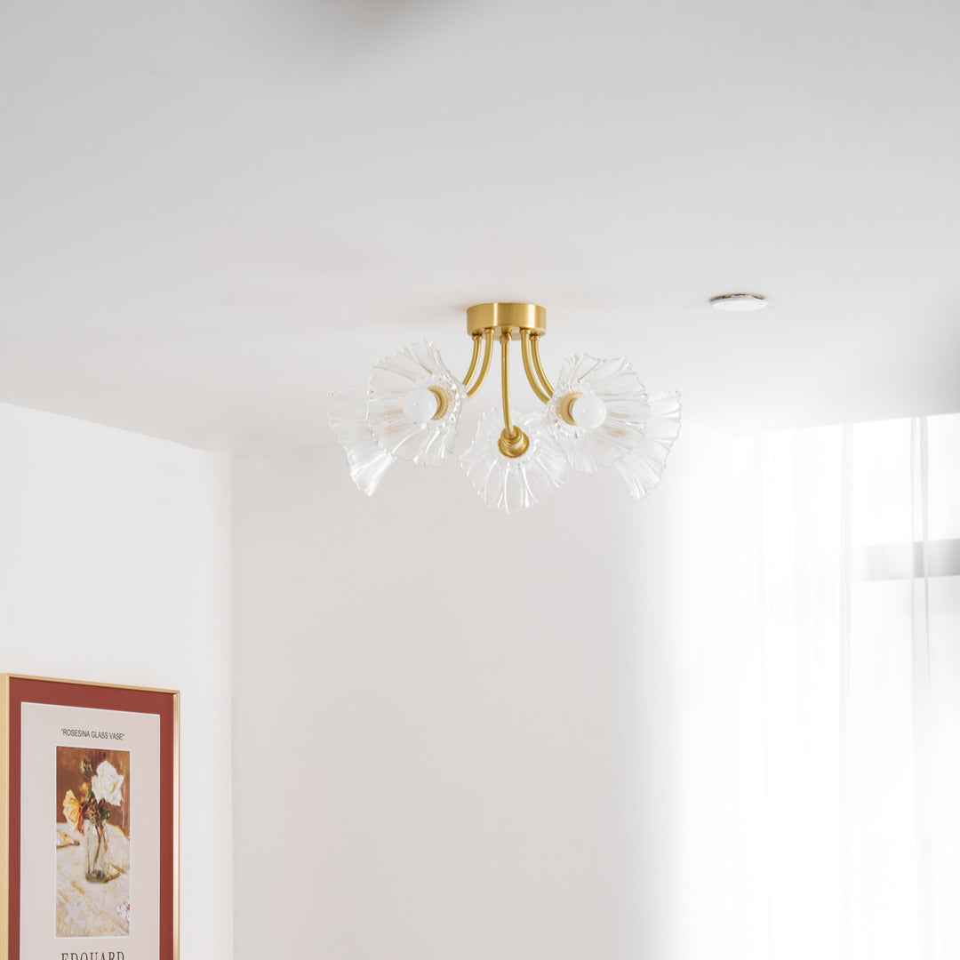 Kalin Flower Glass Ceiling Lamp - Vakkerlight