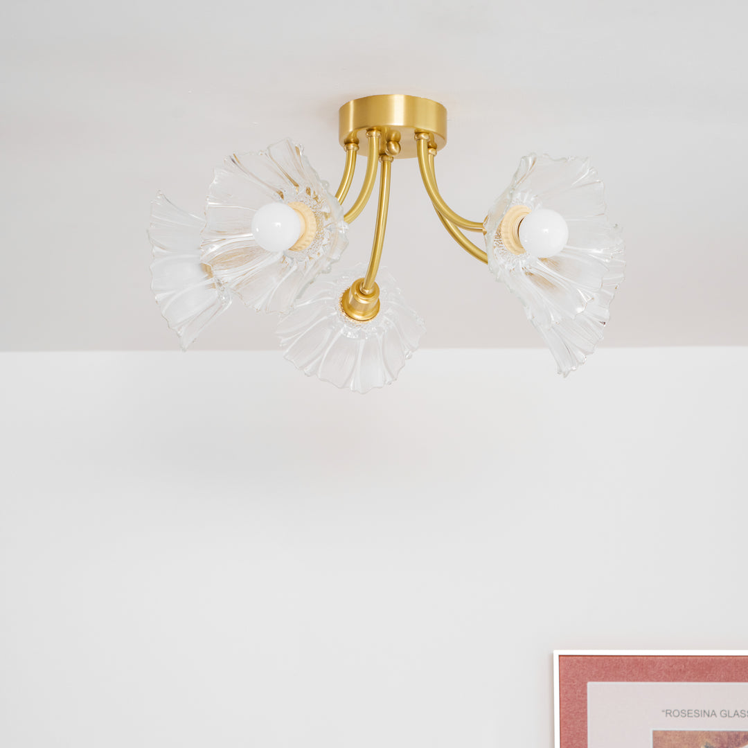 Kalin Flower Glass Ceiling Lamp - Vakkerlight