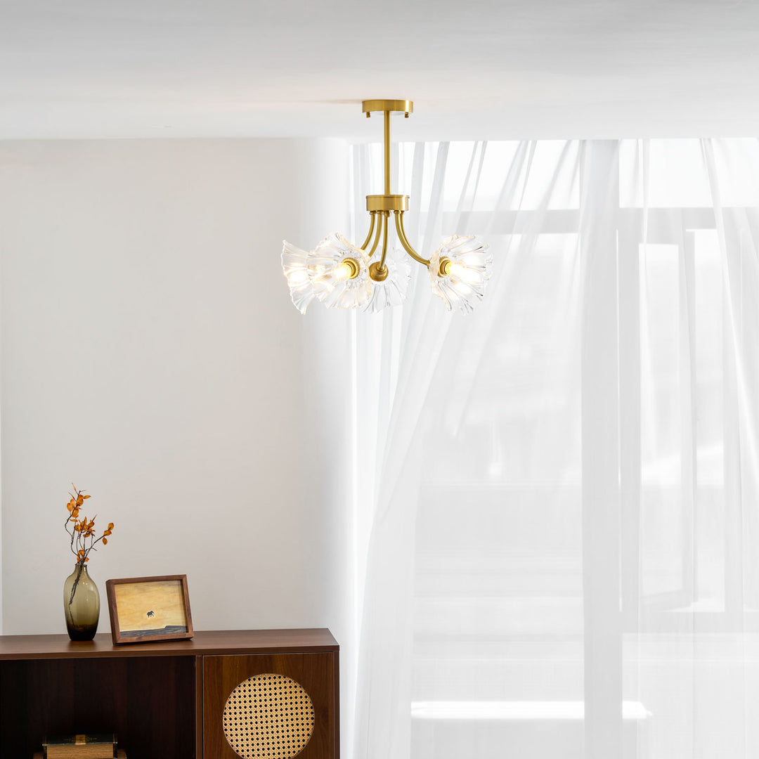 Kalin Flower Glass Chandelier - Vakkerlight