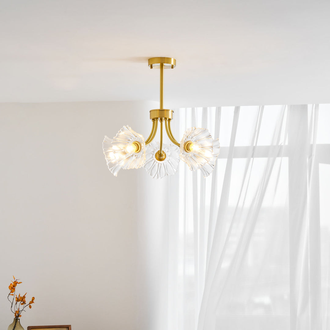 Kalin Flower Glass Chandelier - Vakkerlight