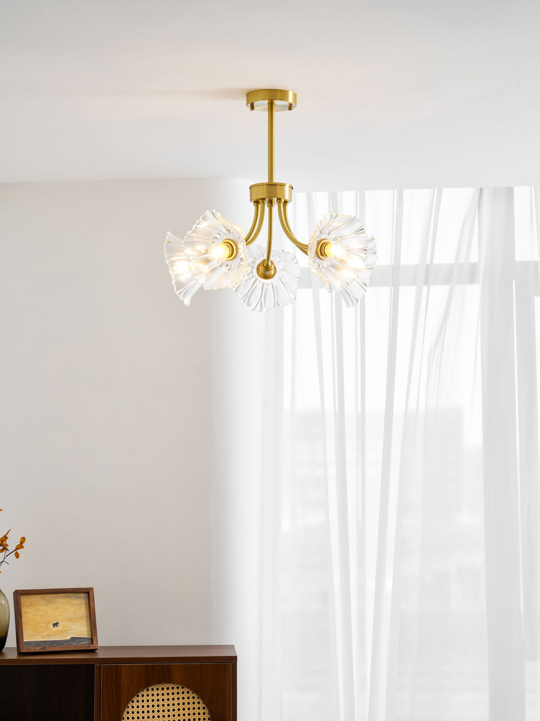 Kalin Flower Glass Chandelier - Vakkerlight