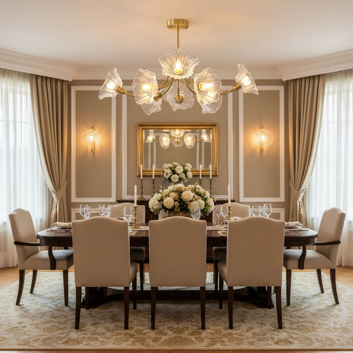 Kalin Flower Glass Chandelier - Vakkerlight