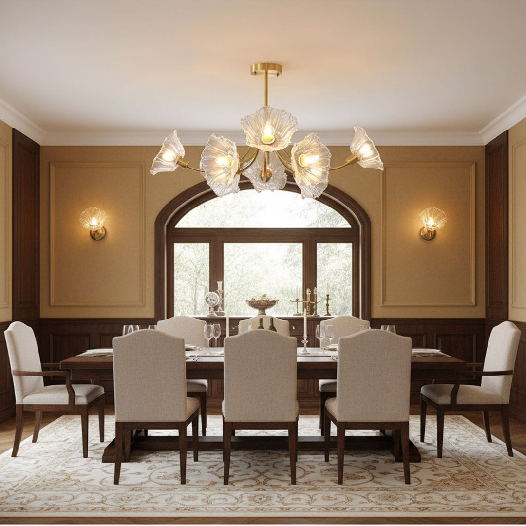 Kalin Flower Glass Chandelier - Vakkerlight