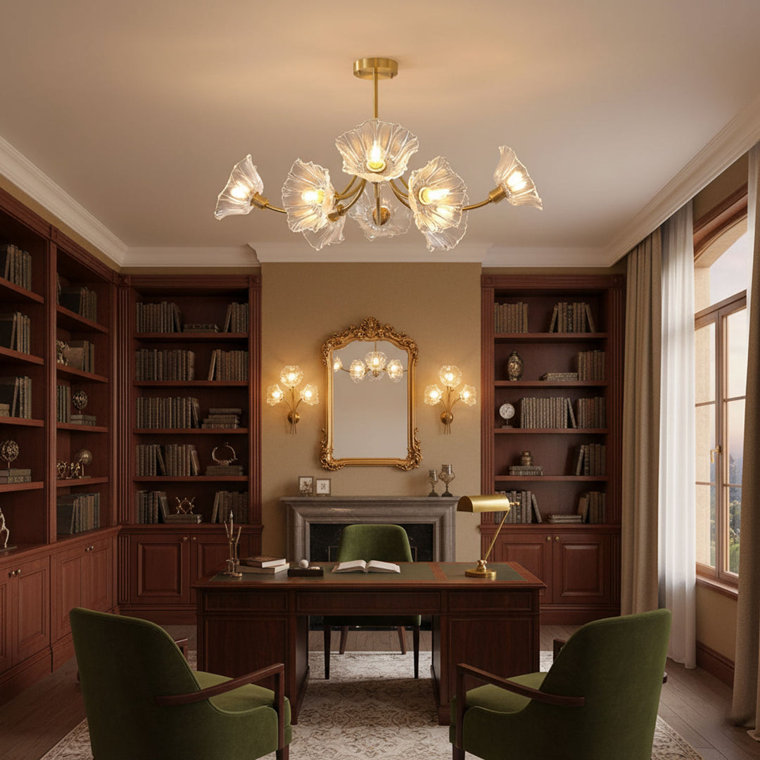 Kalin Flower Glass Chandelier - Vakkerlight