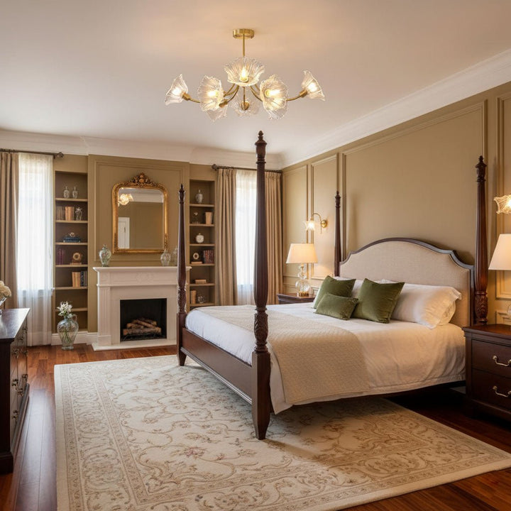 Kalin Flower Glass Chandelier - Vakkerlight