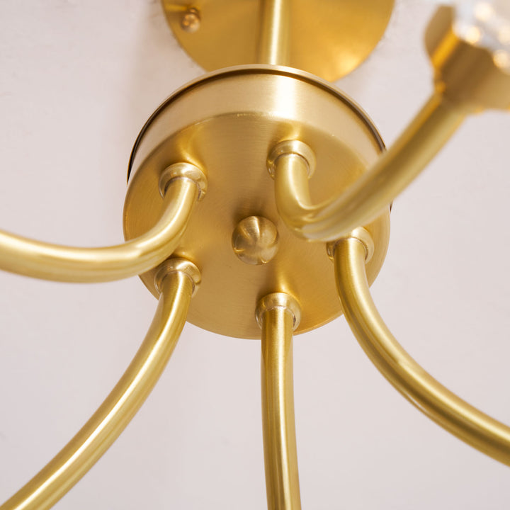 Kalin Flower Glass Chandelier - Vakkerlight