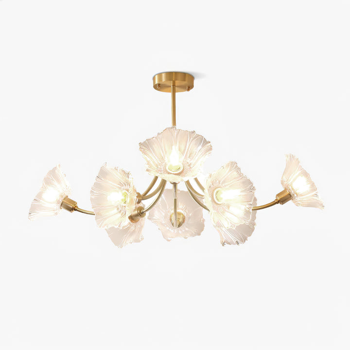 Kalin Flower Glass Chandelier