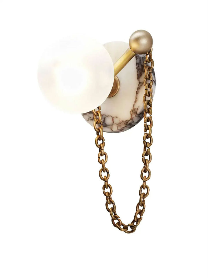 Keepsake Marble Globe Wall Sconce - Vakkerlight